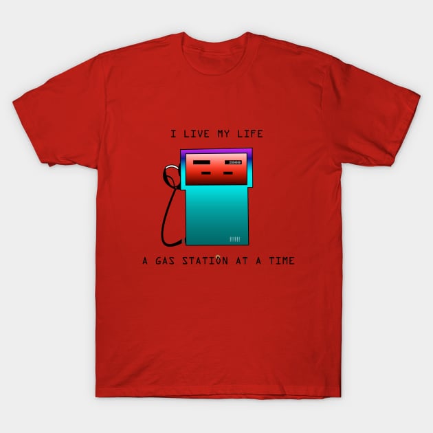 Gas Station T-Shirt by momomoma